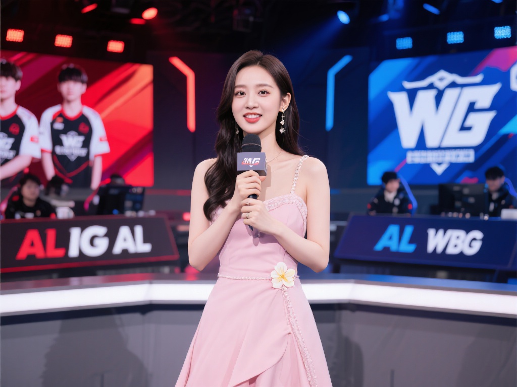 骆歆发图预告:5号主持IG对阵AL及AL对决WBG的精彩赛事 提到电竞主持,骆歆的名字总是绕不过去的存